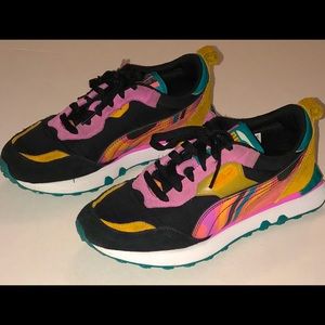 Puma Future Rider FV Lava SIZE 7.5 Shoes Sneakers